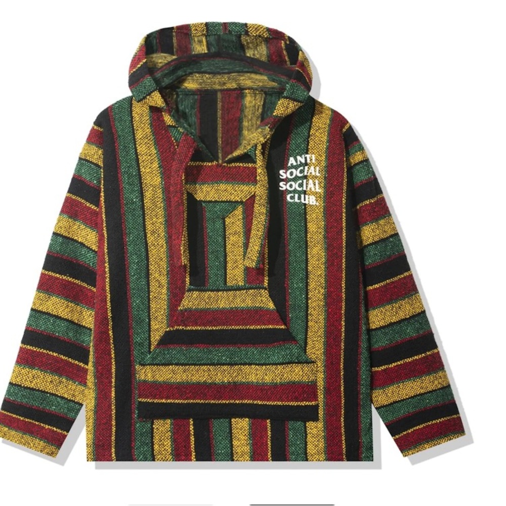 Anti Social Club poncho hoodie